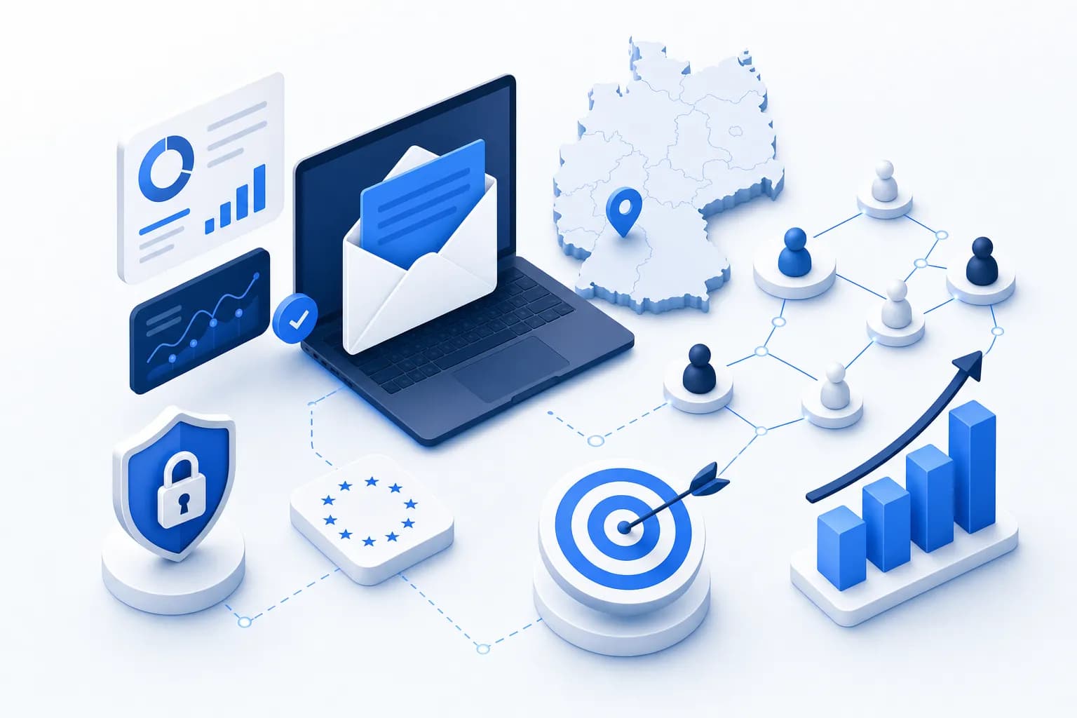 B2B Kaltakquise per E-Mail in Deutschland: Rechtliches, Vorlagen & KI B2B Kaltakquise per E-Mail in Deutschland: Rechtliches, Vorlagen & KI
