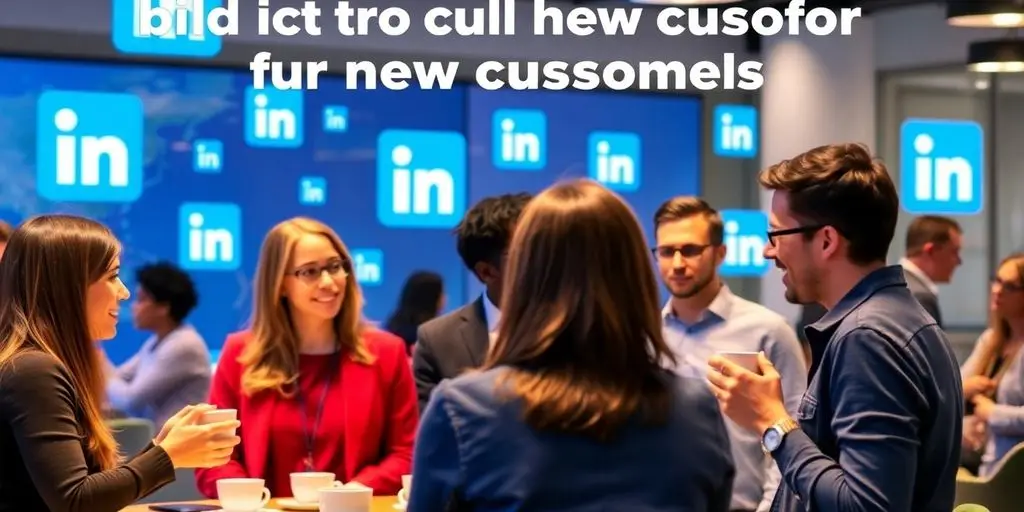Vernetzung von Fachleuten auf LinkedIn im Café.